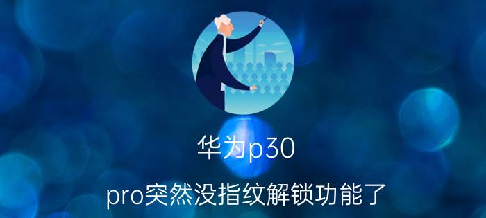 华为p30 pro突然没指纹解锁功能了 P30指纹用不了是内屏换了还是外屏换了？